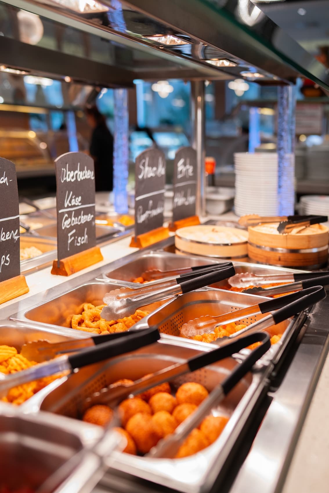Verschiedene Buffet-Einlagen und Speisen